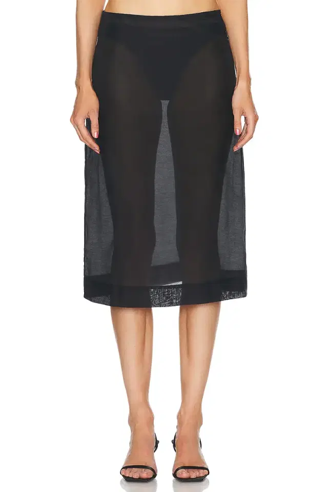 L'Academie Gabin Midi Skirt