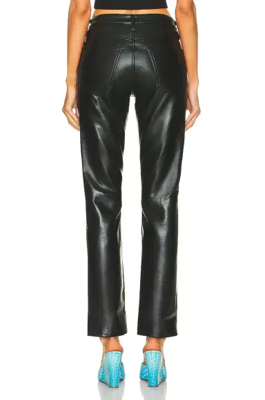 AGOLDE Recycled Leather Lyle Low Rise Slim | Thumbnail 3
