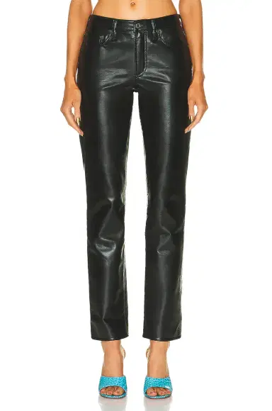 AGOLDE Recycled Leather Lyle Low Rise Slim | Thumbnail 1