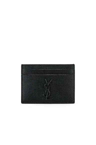 Saint Laurent Monogram Credit Card Holder | Thumbnail 1 Saint Laurent Monogram Credit Card Holder | Thumbnail 1