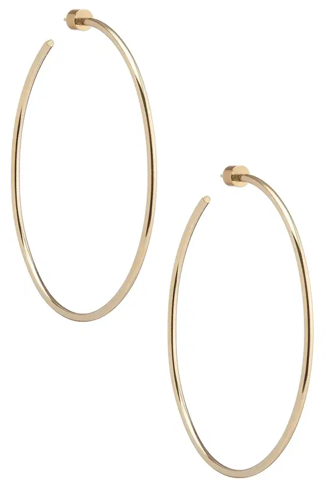 Jennifer Fisher Thread Hoop Earrings
