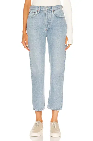 AGOLDE Riley High Rise Straight Crop Jeans | Thumbnail 1 AGOLDE Riley High Rise Straight Crop Jeans | Thumbnail 1