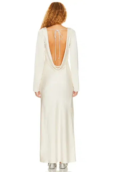 Helsa Angelica Backless Maxi Dress | Thumbnail 6