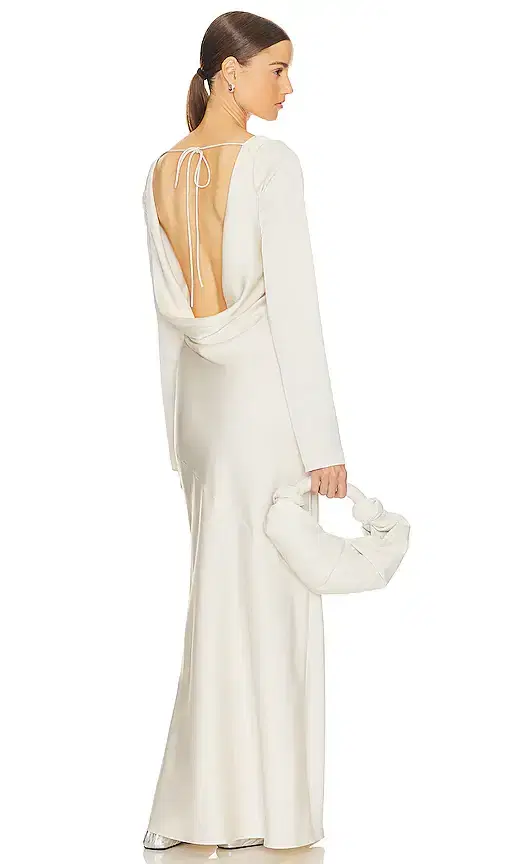 Helsa Angelica Backless Maxi Dress
