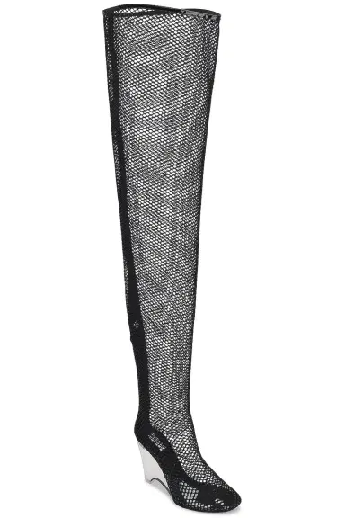 Alaïa Wedge Over The Knee Boot | Thumbnail 2 Alaïa Wedge Over The Knee Boot | Thumbnail 2
