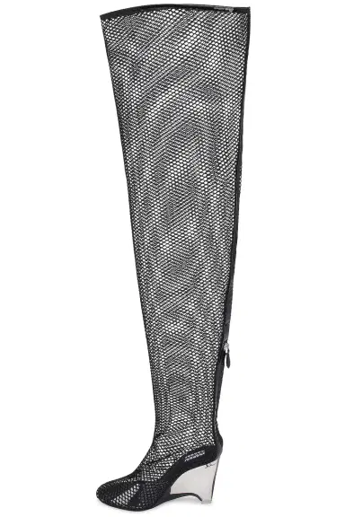 Alaïa Wedge Over The Knee Boot | Thumbnail 5 Alaïa Wedge Over The Knee Boot | Thumbnail 5
