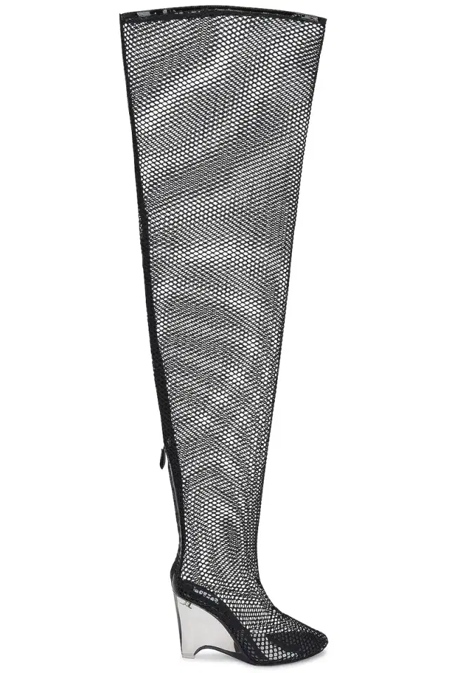 ALAÏA Wedge Over The Knee Boot