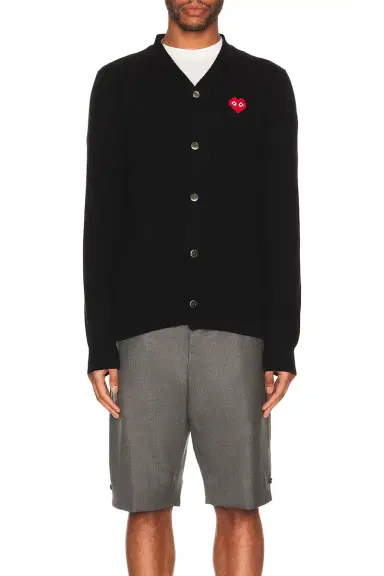 Comme des Garçons PLAY Invader Cardigan | Thumbnail 4 Comme des Garçons PLAY Invader Cardigan | Thumbnail 4