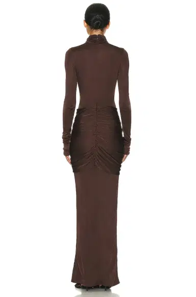Helsa Slinky Jersey Sarong Maxi Dress | Thumbnail 3 Helsa Slinky Jersey Sarong Maxi Dress | Thumbnail 3