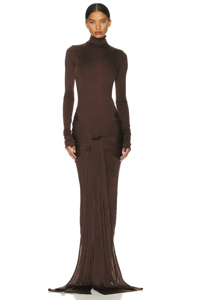 Slinky Jersey Sarong Maxi Dress Slinky Jersey Sarong Maxi Dress