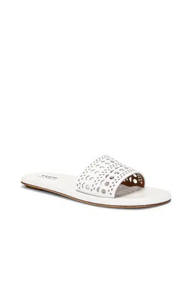 Alaïa Perforated Flat Sandal | Thumbnail 2 Alaïa Perforated Flat Sandal | Thumbnail 2