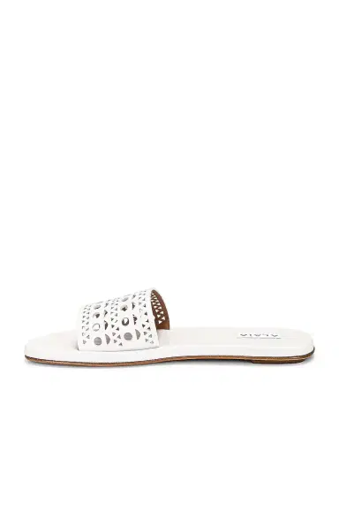 Alaïa Perforated Flat Sandal | Thumbnail 5 Alaïa Perforated Flat Sandal | Thumbnail 5