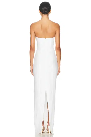 Helsa Linen Strapless Maxi Dress | Thumbnail 5 Helsa Linen Strapless Maxi Dress | Thumbnail 5
