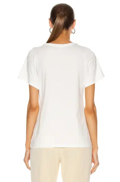 TOTEME Curved Seam Tee | Thumbnail 4 TOTEME Curved Seam Tee | Thumbnail 4
