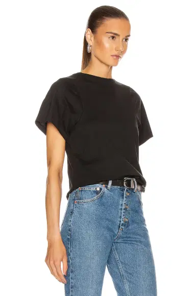 TOTEME Curved Seam Tee | Thumbnail 3 TOTEME Curved Seam Tee | Thumbnail 3