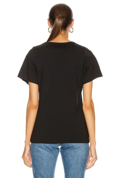 TOTEME Curved Seam Tee | Thumbnail 4 TOTEME Curved Seam Tee | Thumbnail 4