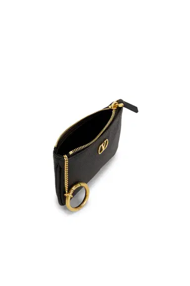 Valentino Garavani V Logo Signature Coin Purse | Thumbnail 4 Valentino Garavani V Logo Signature Coin Purse | Thumbnail 4