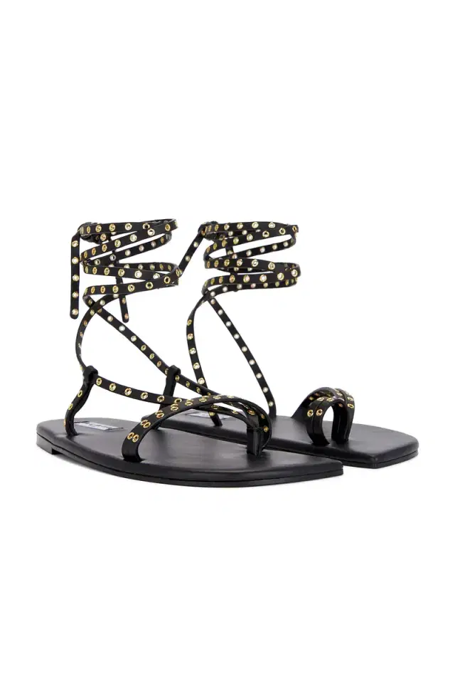 ALAÏA Flat Strappy Sandal