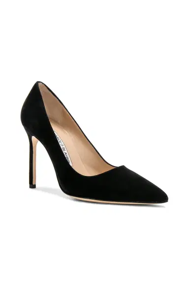 Manolo Blahnik BB 105 Suede Pump | Thumbnail 2