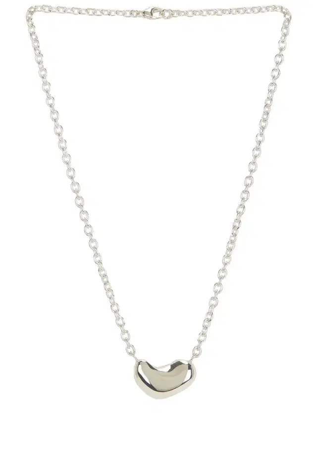 AGMES Small Sculpted Heart Pendant Necklace