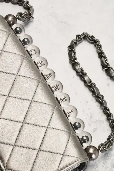 Chanel Chanel Lambskin Chic Pearls Flap Bag | Thumbnail 6 Chanel Chanel Lambskin Chic Pearls Flap Bag | Thumbnail 6