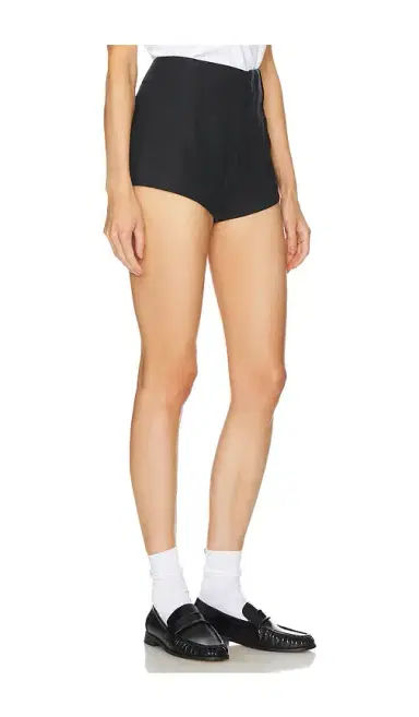 Helsa Washed Linen Micro Short | Thumbnail 2