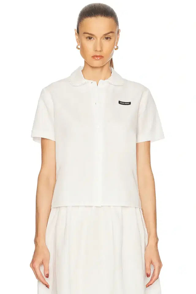 Miu Miu Button Up Top