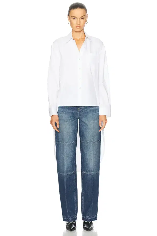 Helmut Lang Long Sleeve Button Up Top
