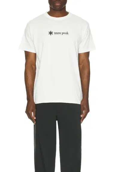 Snow Peak Soft Cotton Logo Short Sleeve T-Shirt | Thumbnail 3