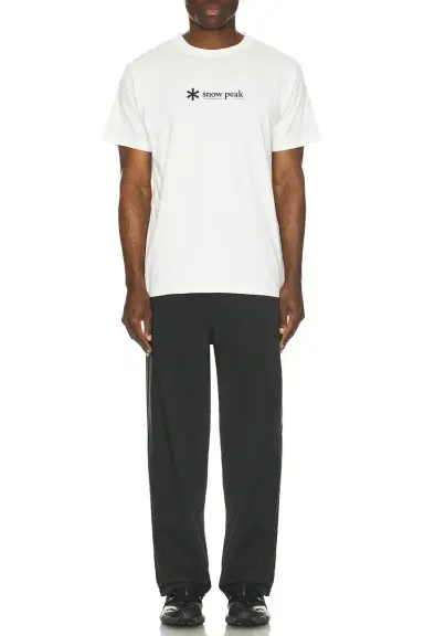 Snow Peak Soft Cotton Logo Short Sleeve T-Shirt | Thumbnail 4