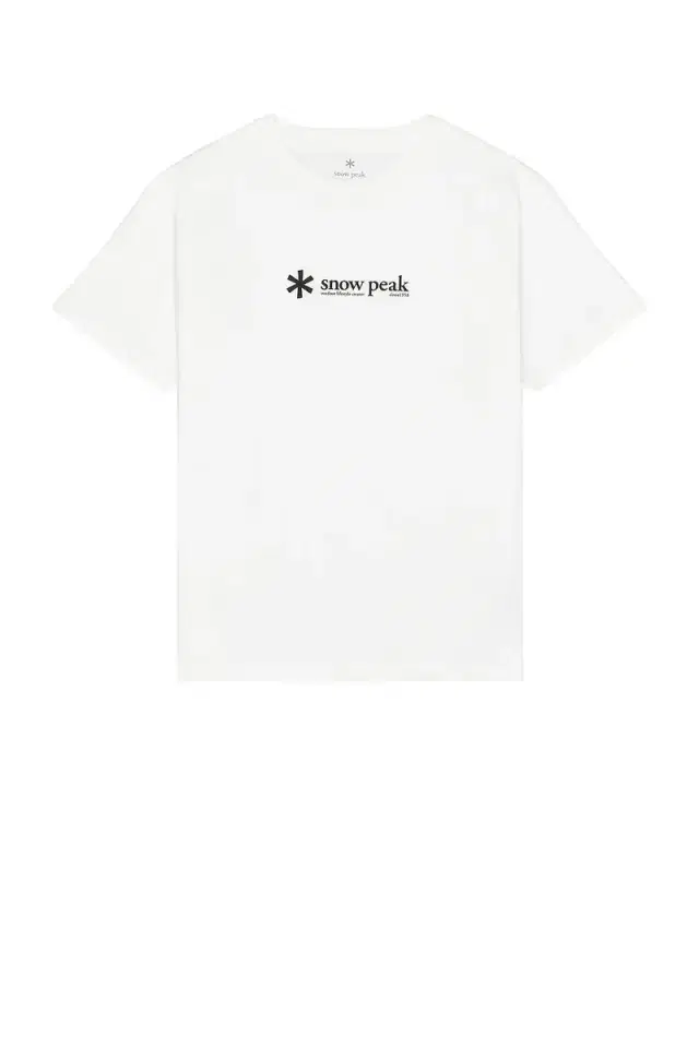 Snow Peak Soft Cotton Logo Short Sleeve T-Shirt
