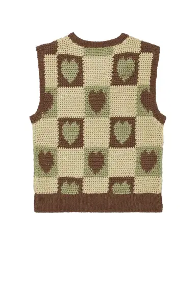 rice nine ten Crochet Knit Heart Vest | Thumbnail 2