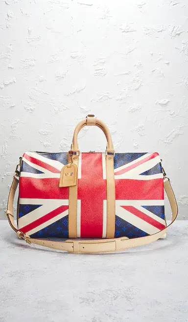 Louis Vuitton Union Jack Royal Wedding Keepall Bandouliere 45 Handbag | Thumbnail 2 Louis Vuitton Union Jack Royal Wedding Keepall Bandouliere 45 Handbag | Thumbnail 2