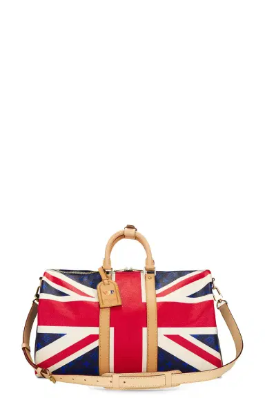 Louis Vuitton Union Jack Royal Wedding Keepall Bandouliere 45 Handbag | Thumbnail 3 Louis Vuitton Union Jack Royal Wedding Keepall Bandouliere 45 Handbag | Thumbnail 3