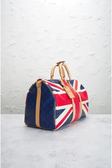Louis Vuitton Union Jack Royal Wedding Keepall Bandouliere 45 Handbag | Thumbnail 6 Louis Vuitton Union Jack Royal Wedding Keepall Bandouliere 45 Handbag | Thumbnail 6