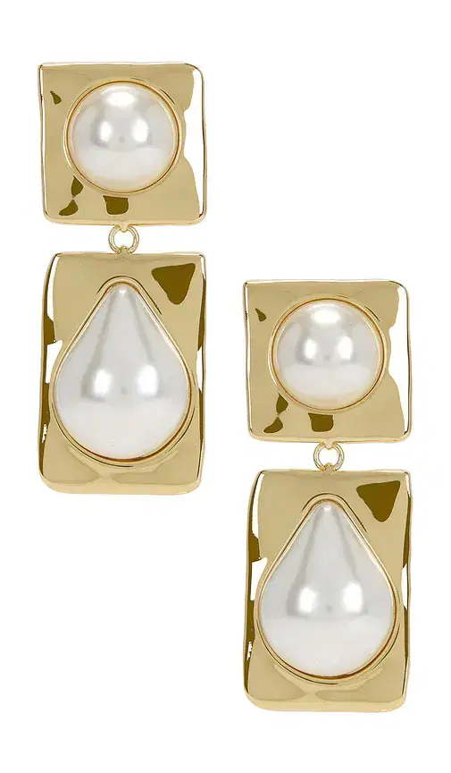 retrofete Savannah Pearl Drop Earring