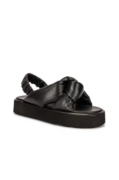 Miu Miu Padded Leather Flatform Sandals | Thumbnail 2 Miu Miu Padded Leather Flatform Sandals | Thumbnail 2