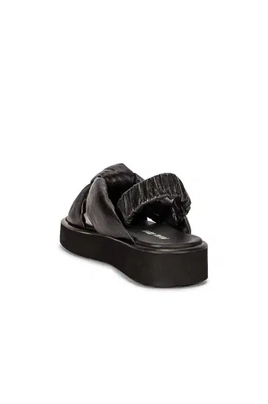 Miu Miu Padded Leather Flatform Sandals | Thumbnail 3 Miu Miu Padded Leather Flatform Sandals | Thumbnail 3