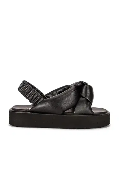 Miu Miu Padded Leather Flatform Sandals | Thumbnail 1 Miu Miu Padded Leather Flatform Sandals | Thumbnail 1