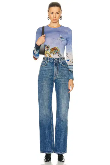 RABANNE Wide Leg Jeans | Thumbnail 4