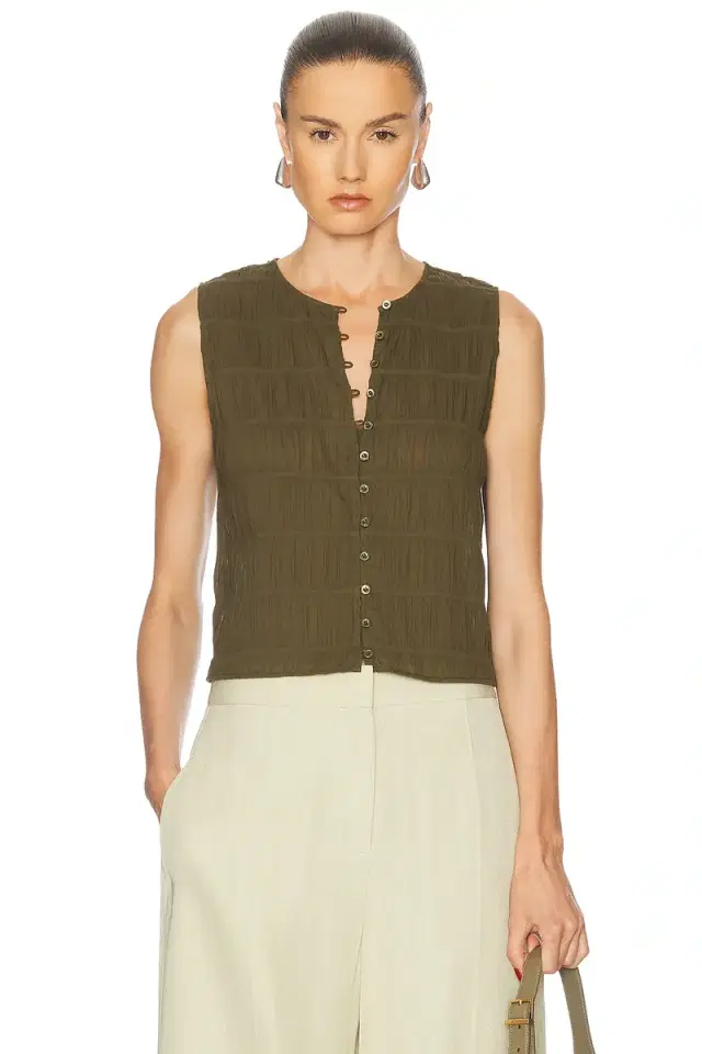 FRAME Smocked Tank