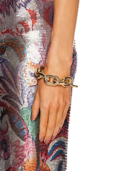 Rabanne Large Chain Bracelet | Thumbnail 2