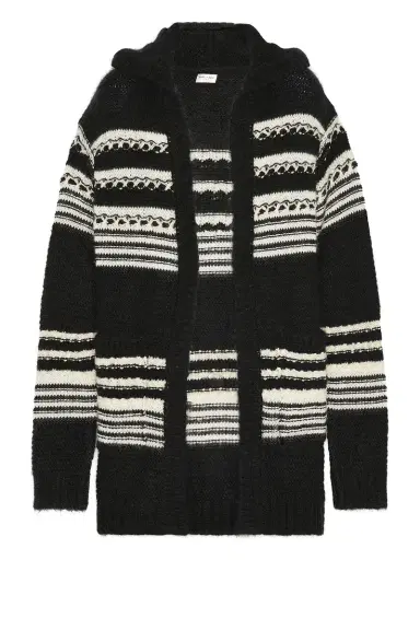 Saint Laurent Baja Classic Cardigan | Thumbnail 1 Saint Laurent Baja Classic Cardigan | Thumbnail 1