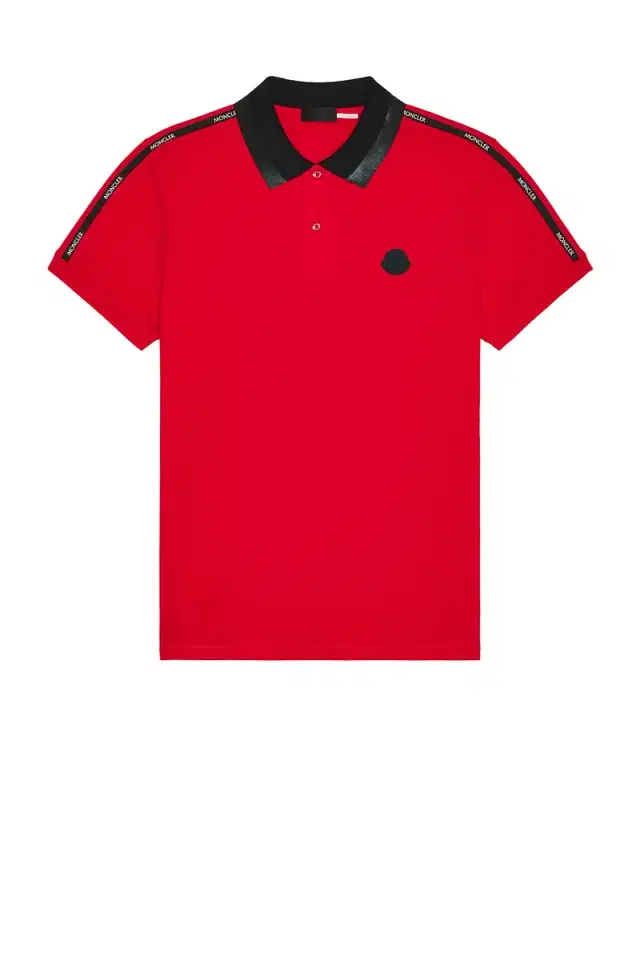 Moncler Matt Black Polo
