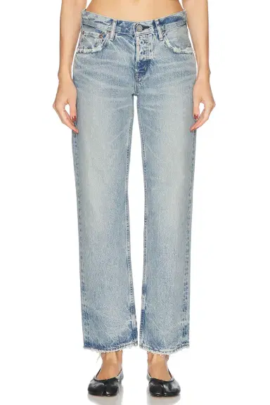 Moussy Vintage Wildwood Straight Low Jeans | Thumbnail 1 Moussy Vintage Wildwood Straight Low Jeans | Thumbnail 1