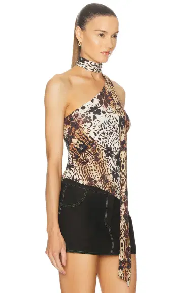 SIEDRES For FWRD One Shoulder Tank Top | Thumbnail 2