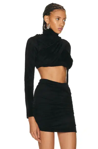 Alaïa Draped Top | Thumbnail 2 Alaïa Draped Top | Thumbnail 2