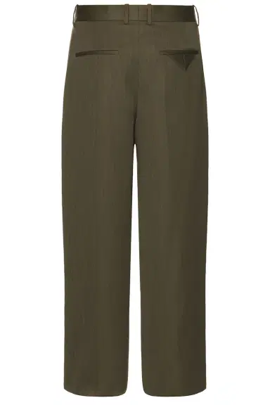 Bottega Veneta Subtle Wool Chevron Two Pleats Straight Trousers | Thumbnail 2 Bottega Veneta Subtle Wool Chevron Two Pleats Straight Trousers | Thumbnail 2