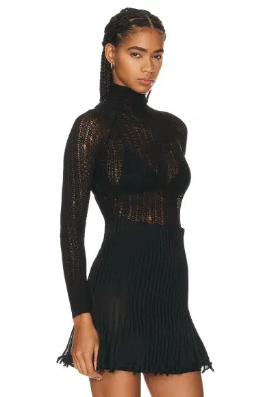 Alaïa High Neck Top | Thumbnail 2 Alaïa High Neck Top | Thumbnail 2