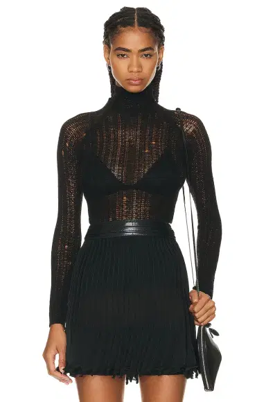 Alaïa High Neck Top | Thumbnail 1 Alaïa High Neck Top | Thumbnail 1